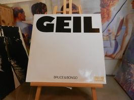 Bruce & Bongo - Geil 1986 D  *GEWASCHEN`*VG++NM LP